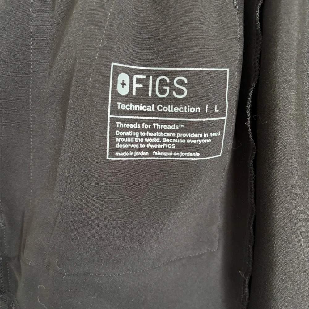 Figs Black Scrub Pants - Picture 6 of 7